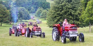 Rocket Ron leads tractor run for charity