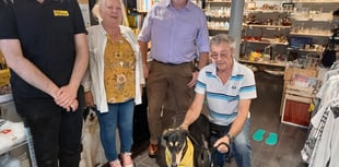 MS visits canine charity 