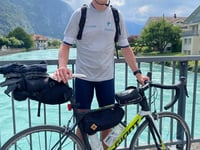 Peddling to Perugia for mental health charities
