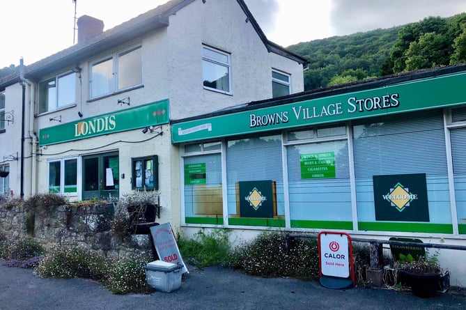 The former shop in Llandogo
