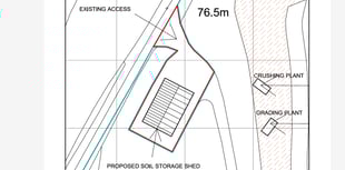 Shed for storing top soil allowed in Wye Valley