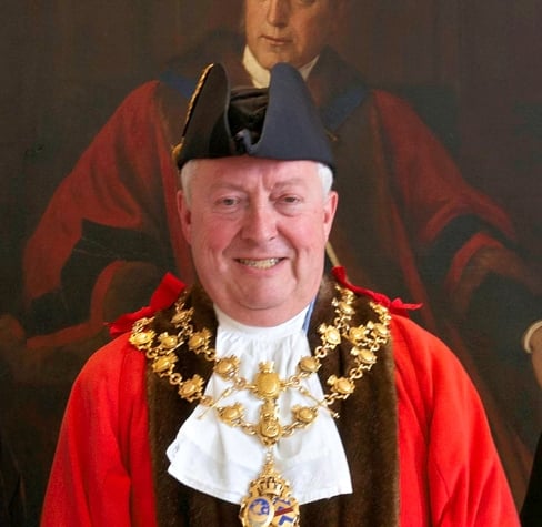 Mayor of Monmouth, Cllr David Evans
