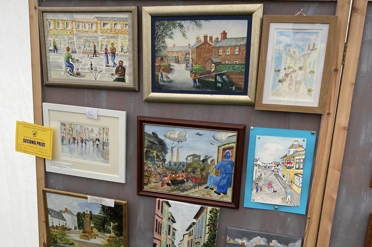 Winning art entries