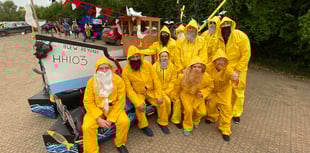 Whatever floats your boat for raft race paddlers