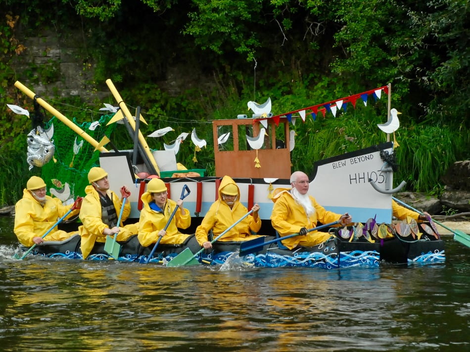 Raft Race sunk over low river levels