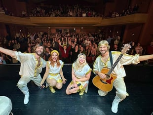 Mania in the house as Abba tribute wings in