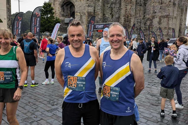 Spirit duo storm the castle in half marathon