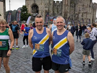 Spirit duo storm the castle in half marathon