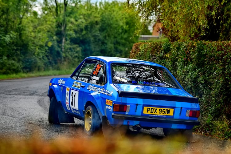 Ben Friend and Cliffy Simmons take a corner