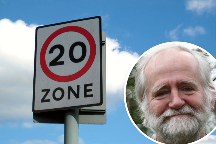 Professor John Whitelegg has criticised Herefordshire Council moves to halt a 20mph roll out