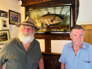 World famous 'Clarissa the Carp' returns home
