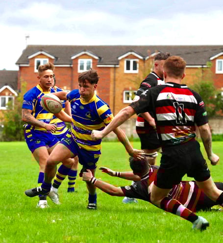 Dan Dunmore nailed Monmouth’s second try. File photo: Gareth Roberts