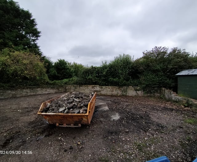 Memorial garden starts to take shape