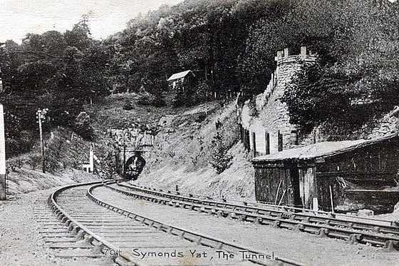 Symonds Yat Train Station in 1895