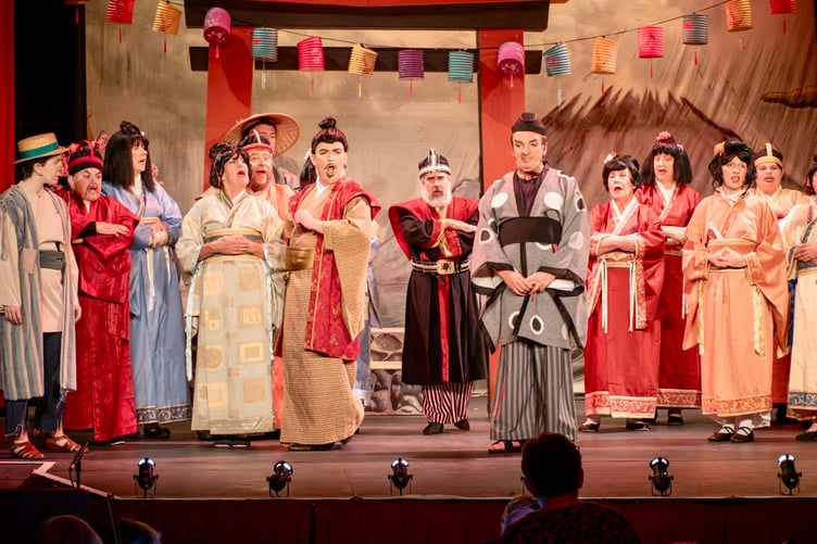 The Mikado proved a hit with audiences at Monmouth's Savoy