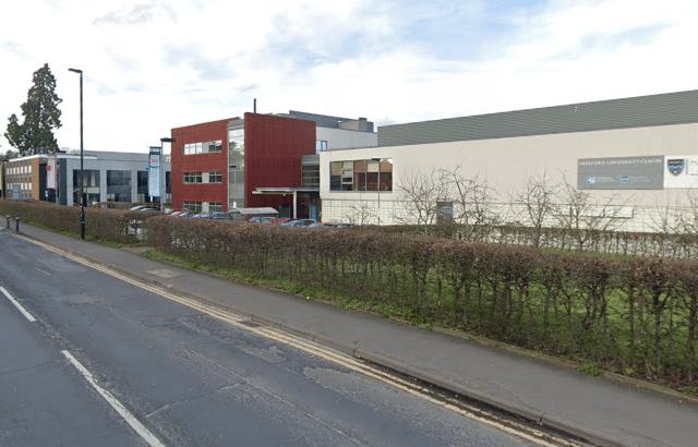 Students confined to classes as emergency services attend incident