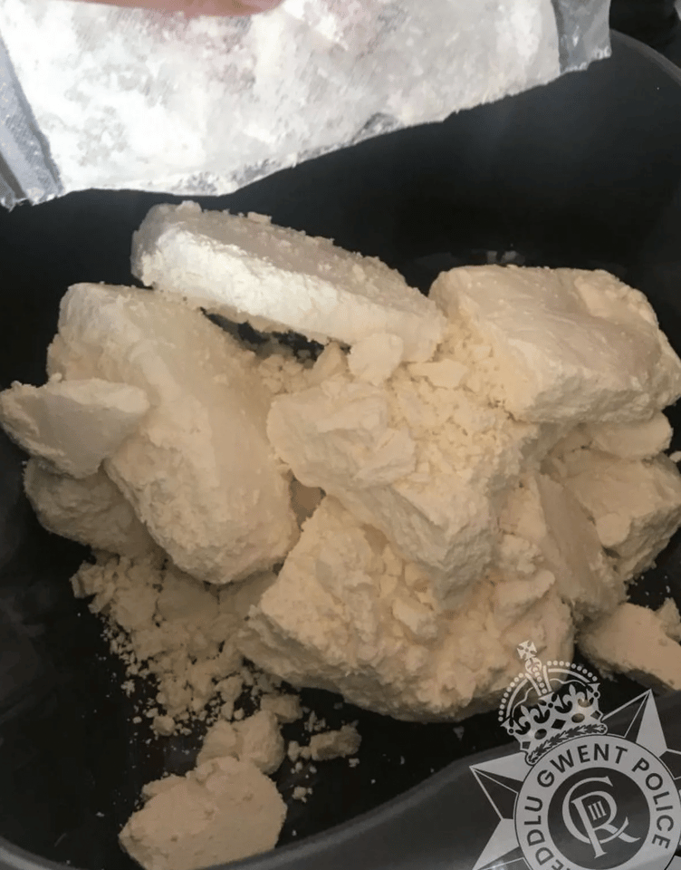 Drugs recovered by Gwent Police