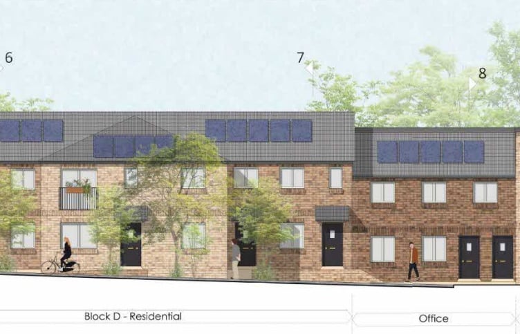 How the flats will look on the Sonoco site in Coleford