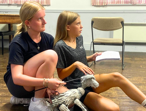 Lilly Webb as Toto and Delilah Iris Jones as Dorothy