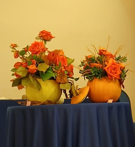 One of the eight displays made up that night by the guest speaker