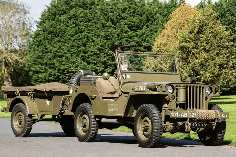 The 1942 Ford GPW with trailer