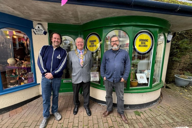 New record shop in White Swan Court