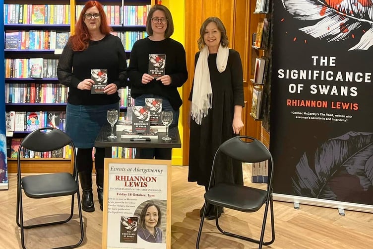 Rhiannon Lews has launched her new book