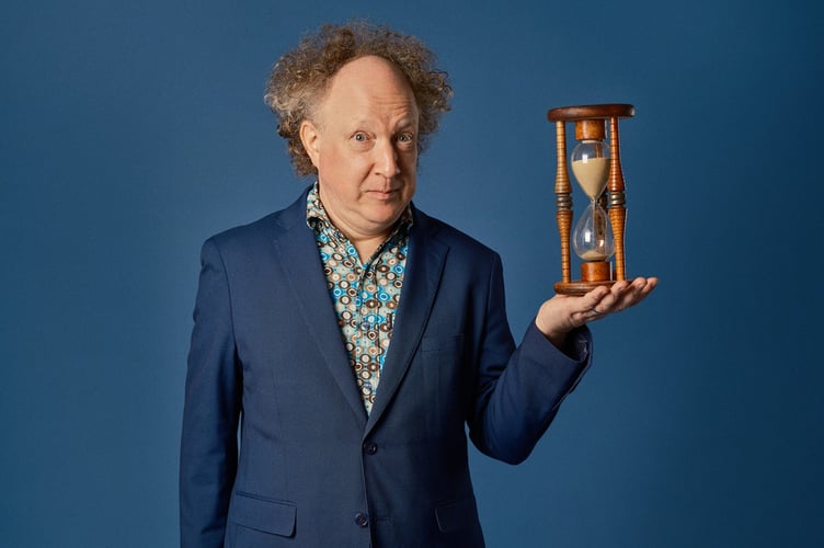 Andy Zaltzman, chair of The News Quiz appears at The Savoy