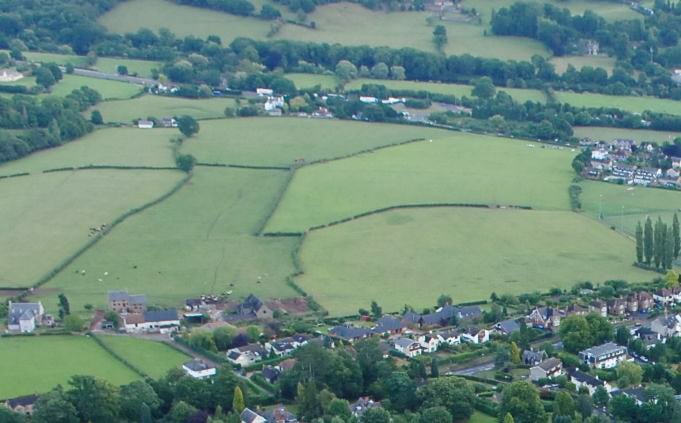 The controversial land at Dixton Road