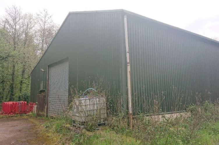 The former Whitemill Welsh Water building. 