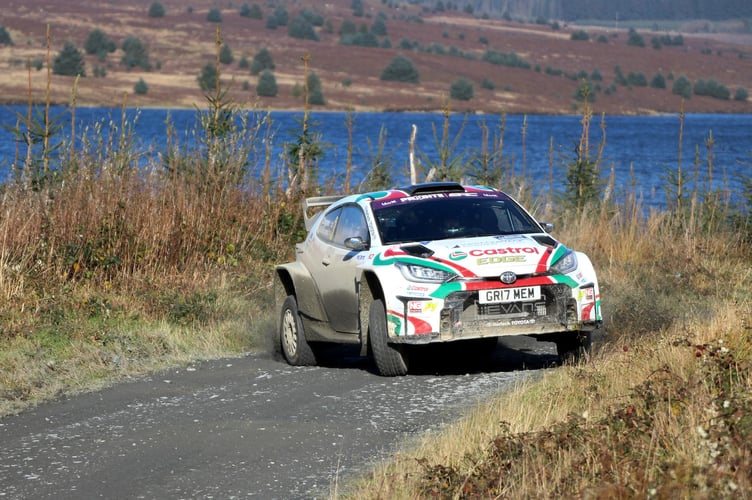 Chris Ingram and Alex Kihurani secured the British Rally Championship with victory in the Cambrian Rally
