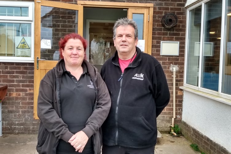 Kerrie and Nigel Thurgar at the consultation