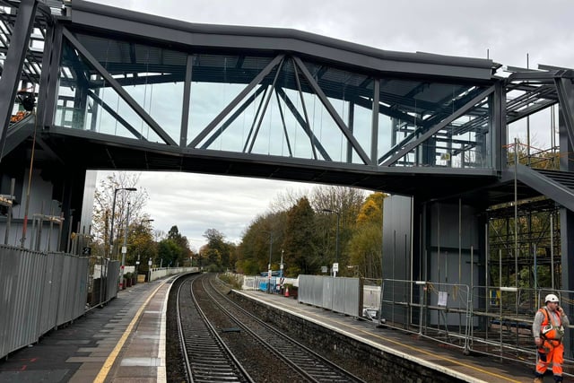 Sneak peak at £8.6m county station 'Beacon' footbridge