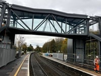 Sneak peak at £8.6m county station 'Beacon' footbridge