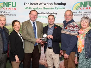 Talybont on Usk family wins NFU Cymru/Wynnstay agriculture Award 