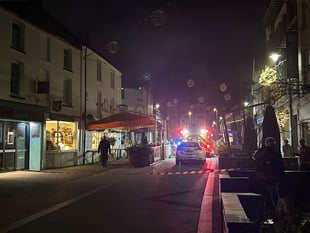 Emergency services on scene of fire in Abergavenny town centre