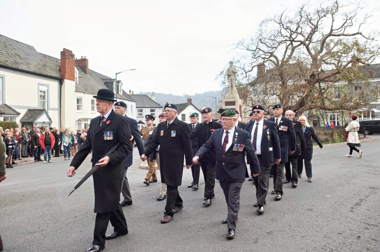 Andrew Tuggey CBE DL with former servicemen