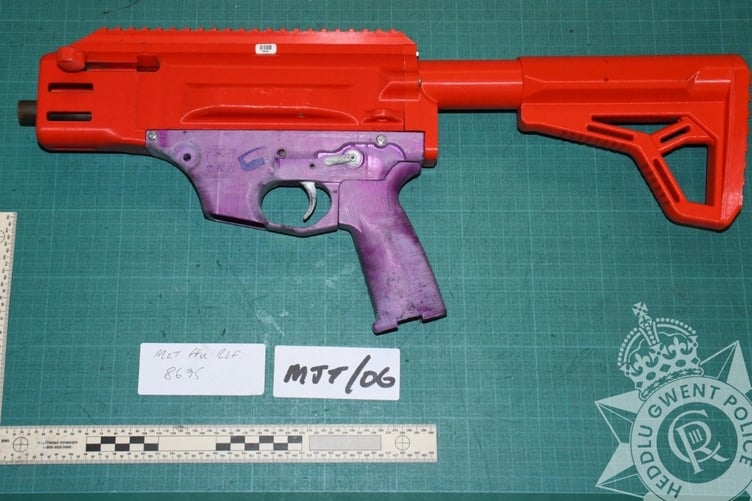 The firearm attached to the FGC9 body