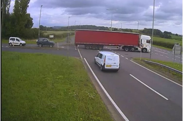 A near miss at the collision balck spot
