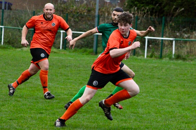 The race is on for the through ball