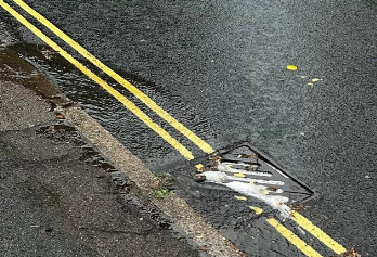 One of the drains in Monmouth