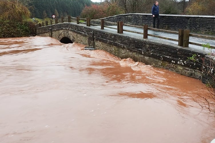 The River Monnow at Skenfrith a 11am on Sunday