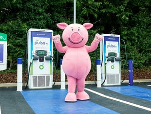 Charging bays for EV shoppers at M&S Chepstow