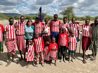 Juniors shirts proudly worn in Africa