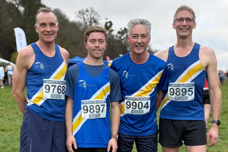 The Spirit men's team at the Gwent League meeting