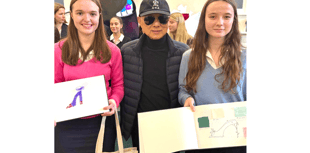 Jimmy Choo wows pupils with workshops