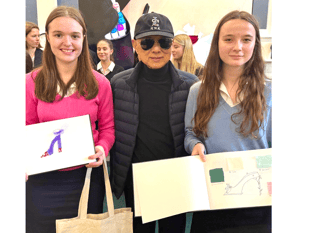 Jimmy Choo wows pupils with workshops