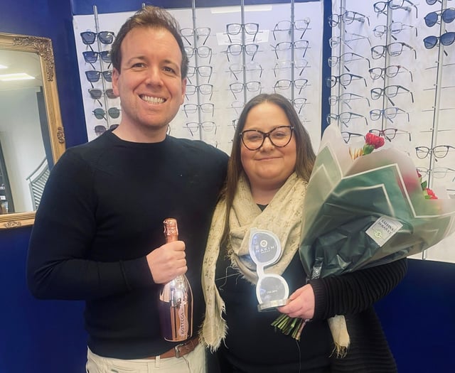 Usk  optometrist wins prestigious national award
