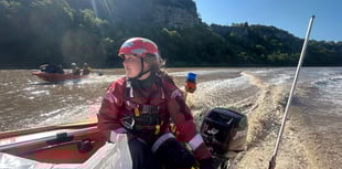 Emergency lifeboat crews scramble to Wye at Chepstow