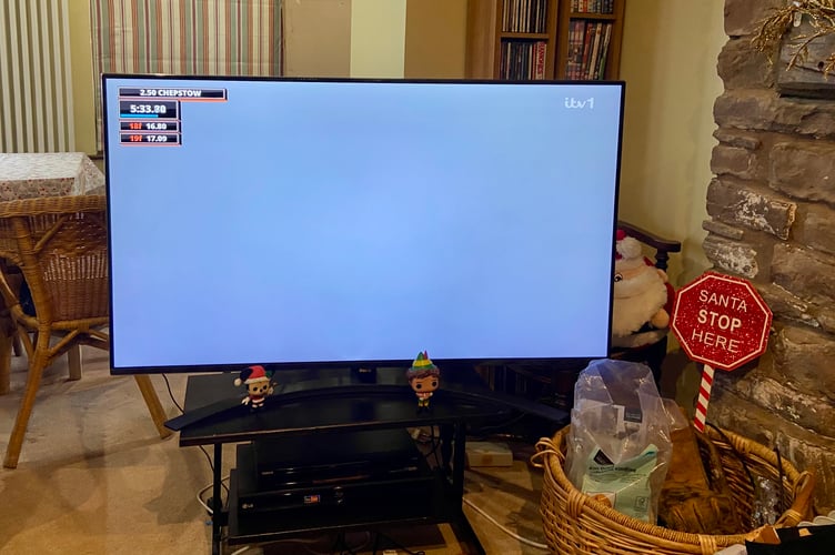 TV coverage of the race just showed a bank of fog for most of the race